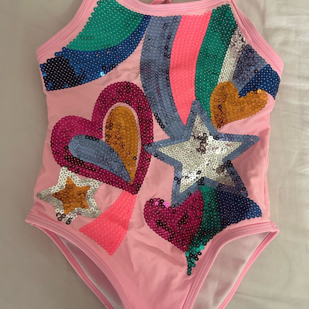 Flapdoodles Pink Swimsuit